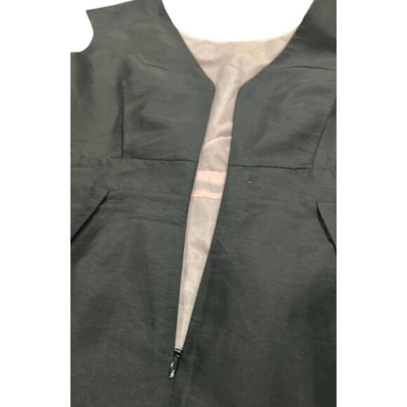 London Times Black Pearl Embellished Sheath Dress Size 12 Cocktail - Picture 10 of 13